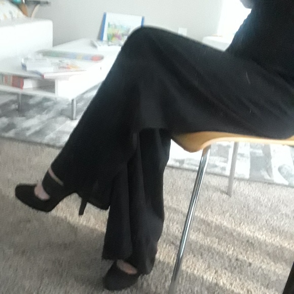 Sheer black wide legged jumper from Nastygal - Picture 4 of 4